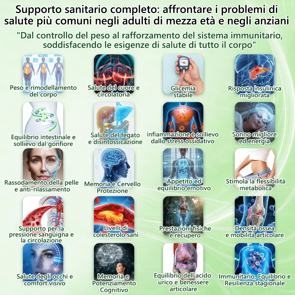 𝐈𝐧𝐬𝐋𝐞𝐦𝐨𝐧® Patch Nano-Microaghi 10-in-1 per il Supporto Metabolico — Una volta al giorno, risultati visibili in 7 giorni 🌸(Supporta la gestione del peso, tonicità della pelle,equilibrio della glicemia, qualità del sonno) 🇮🇹